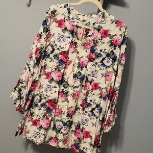 Unger floral tunic
